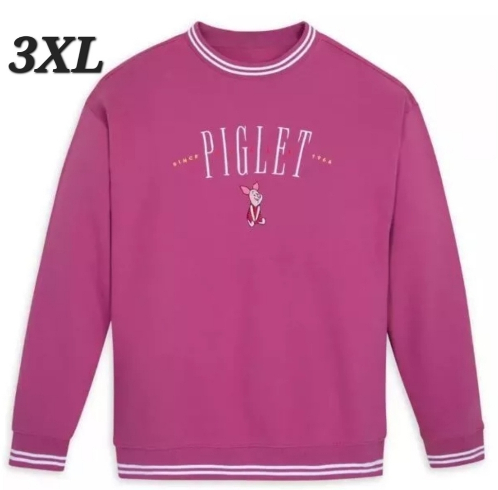 DisneyParks Piglet Pullover Sweatshirt Winnie the Pooh Adult Size 3XL NWOT
